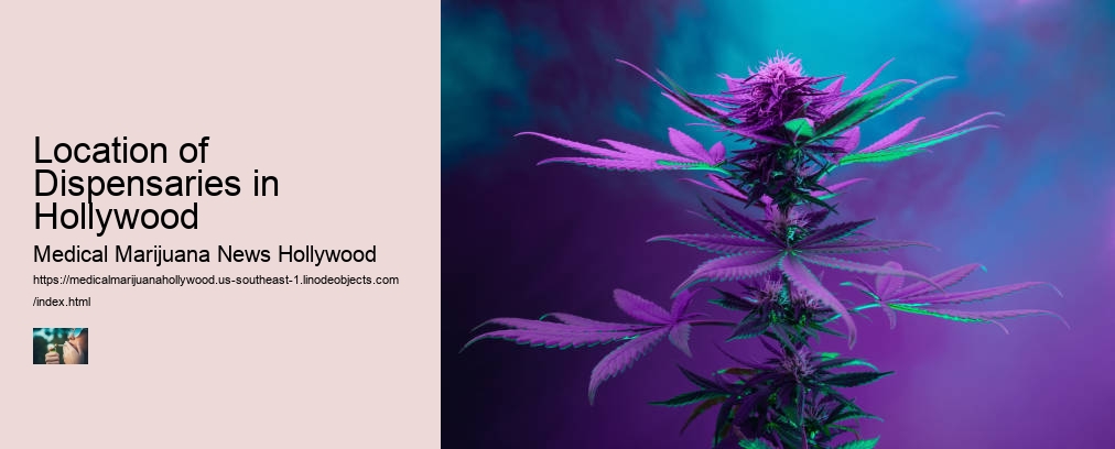 Location of Dispensaries in Hollywood  